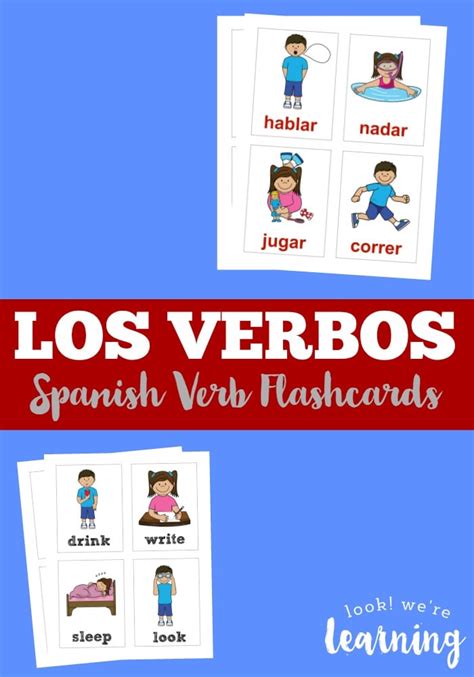 flashcards for spanish verbs|spanish flash cards free download.